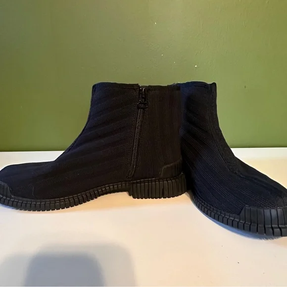 Camper Pix Tencel Zip Ankle Boot Bootie - Black -  Size 40 US 9 - Picture 3 of 5
